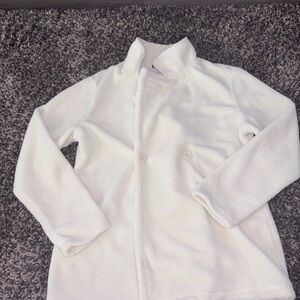 Cozy White Teddy Jacket